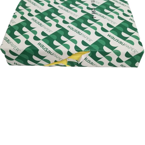 Wausau Exact Vellum Bristol Yellow Cardstock 67 lb 250 Sheets 8.5 x 11 Crafts - Picture 6 of 7